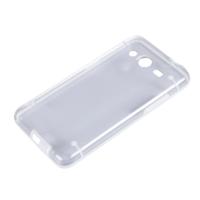 lichtgevend Frame Transparant Back Shell Plastic hoesje voor Samsung Galaxy Core 2 / G355Hwit - thumbnail