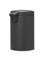Brabantia pedaalemmer newlcon 12 liter Mineral Infinite Grey - thumbnail