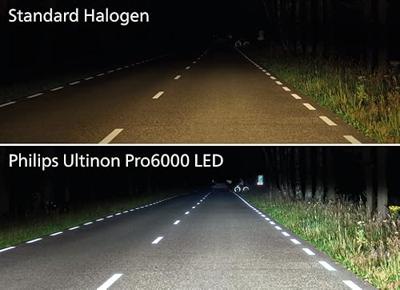 Philips led koplamp "ultinon pro6000 booster". h4 untinon pro 6000 led booster