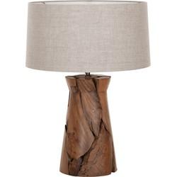 MUST Living Tafellamp 'Jungle' Teakhout, 52cm MUST Living Tafellamp 'Jungle' Teakhout, 52cm