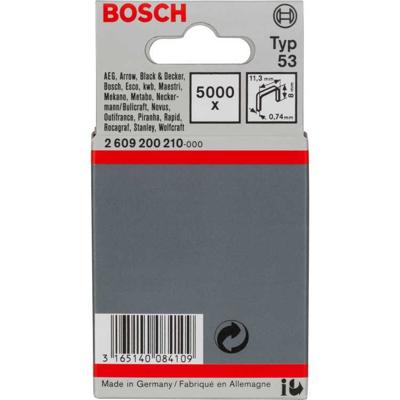 Bosch Accessoires Niet met fijne draad type 53 11,4 x 0,74 x 8 mm 5000st - 2609200210