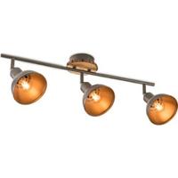 Light depot - LED opbouwspot Denver 3L - hout - Outlet - thumbnail