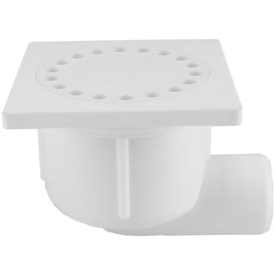 Riko Doucheput - met Zij-uitlaat - Kunststof - 10x10cm - Wit