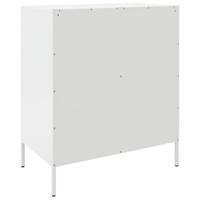 Dressoir 68x39x79 cm staal wit - thumbnail