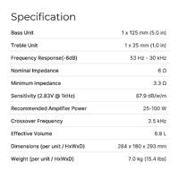 Q Acoustics 5020 boekenplank speaker - zwart (per paar) - thumbnail