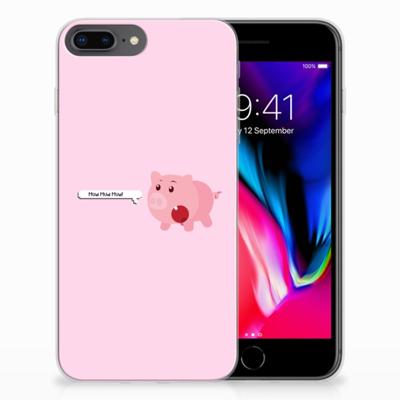 Apple iPhone 7 Plus | 8 Plus Telefoonhoesje met Naam Pig Mud Apple iPhone 7 Plus | 8 Plus Telefoonhoesje met Naam Pig Mud