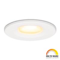 Venezia LED inbouwspot - 6 Watt 460lm - Dim to warm - Rond - IP65 waterdicht - Wit - Voor binnen, buiten en badkamer - thumbnail