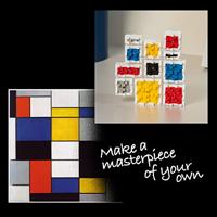 Plus Plus Inspired mondriaan plus-plus: 350 stuks (4279) - thumbnail