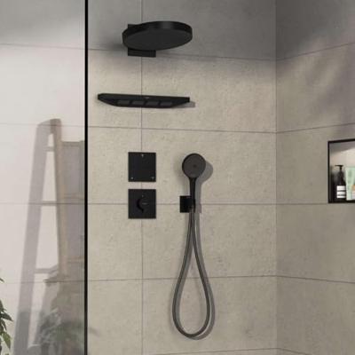 Hansgrohe ShowerSelect Comfort E thermostaat inbouw, mat zwart