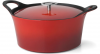 Cuisinox volcan gietijzeren braadpan 24 cm rood