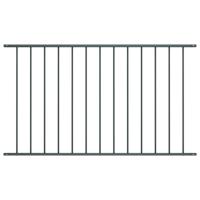 VidaXL Schuttingpaneel gepoedercoat staal 1,63x0,75 m antraciet - thumbnail