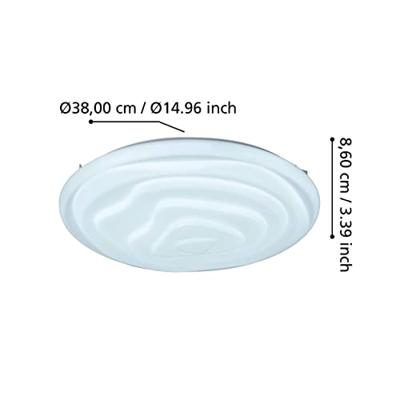 Eglo Led plafondlamp Battistona Ø 38cm 900605