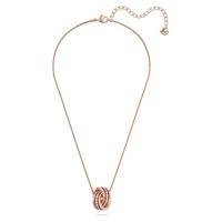Swarovski 5419853 Ketting Further Pendant Double rosékleurig - thumbnail