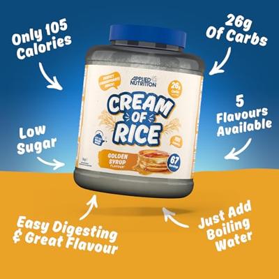 Applied Nutrition Cream of Rice Golden Syrup (2000 g) - thumbnail