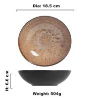 Cookinglife Diepe Borden / Soepborden Pulau ø 18 cm - 4 stuks - thumbnail