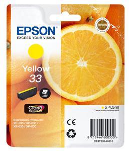 Epson T334440 Origineel Geel 4,5ml