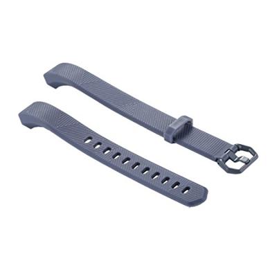 FitBit Alta HR siliconen bandje met gesp Maat: Large - Grijs