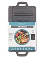KitchenCraft - Gietijzeren Grillplaat Dubbelzijdig - 45cm x 23cm - Kit - thumbnail