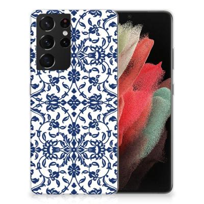 Samsung Galaxy S21 Ultra | TPU Case | Flower Blue