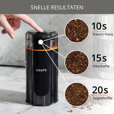 Krups GX3328 Koffiemolen Zwart