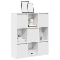 Boekenkast 89x24x101,5 cm bewerkt hout wit - thumbnail