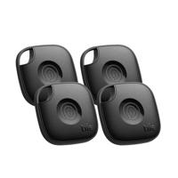 Tile by Life360 Mate (2024) – Bluetooth-tracker, sleutelfinder en itemfinder voor sleutels, tassen en meer. Telefoonzoeker. Zowel iOS- als Android-compatibel. 4-pack (zwart) - thumbnail