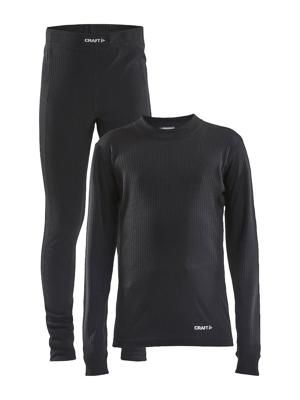 Craft Baselayer Set Thermoset Kinderen Black 110-116