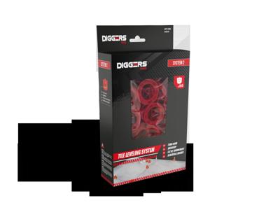 Diggers Tegeldraaiknop | 50 stuks | Systeem 2 - DIG750 Diggers Tegeldraaiknop | 50 stuks | Systeem 2 - DIG750