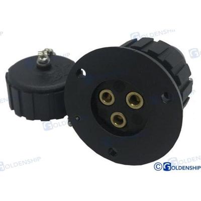 GS11031 - NYLON STEKKER 3 AMP. 3 POLEN