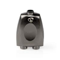 TosLink-Adapter | Toslink Female | 2x TosLink Female | Splitter | Aluminium | Gun Metal Grijs | 1 Stuks - thumbnail