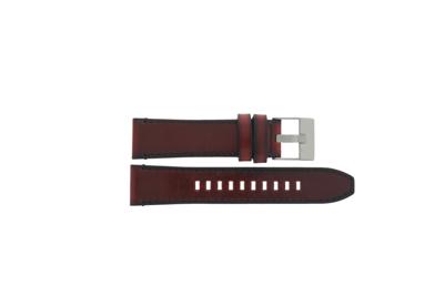 Horlogeband Diesel DZ4594 Leder Rood 22mm