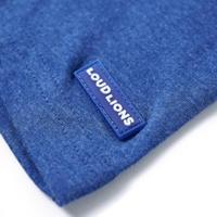 Kindershirt dinosaurusprint 104 gemleerd donkerblauw - thumbnail