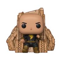 Black Adam Funko Pop Deluxe Vinyl: Black Adam on Throne - thumbnail