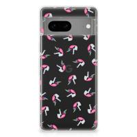 TPU bumper voor Google Pixel 7 Unicorns - thumbnail