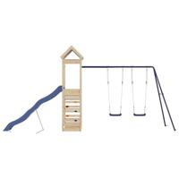 Speelhuis massief grenenhout - thumbnail