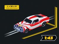 Carrera ford mustang 67 stars n stripes - 1:43 - thumbnail