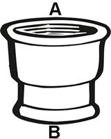 Cornat Messing/Ch Verloopsok Vv 3/4X1/2 - TEC386505 - thumbnail