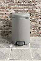 Brabantia pedaalemmer Newlcon 12 liter mineral concrete grey - thumbnail