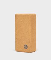 Manduka Yoga Blok Kurk Rechthoekig - 22 x 11 x 7 cm - thumbnail