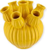 Amsterdam yellow tulip vase 16x15 cm Daan kromhout design - Hortus - thumbnail