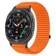 Nylon ribbelbandje - Oranje - Samsung Galaxy Watch 8 - 40mm / 44mm - thumbnail