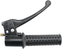 Domino gasdraaigreep armatuur "scooters throttle grips alu sw 1-pull, brake leve - thumbnail