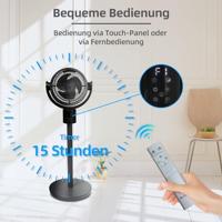 Be Cool Staande ventilator 50 W Timer, Met afstandsbediening, LED-display, In hoogte verstelbaar - thumbnail