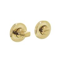 Intersteel WC-sluitingTira messing gelakt Ø 5cm - 0013.315660 - thumbnail