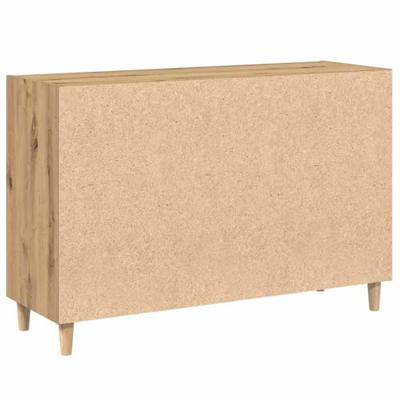 Dressoir 103,5x35x70 cm bewerkt hout artisanaal eikenkleurig Dressoir 103,5x35x70 cm bewerkt hout artisanaal eikenkleurig