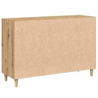 Dressoir 103,5x35x70 cm bewerkt hout artisanaal eikenkleurig - thumbnail