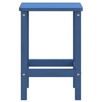 Tuintafel Adirondack 38x38x46 cm HDPE aquablauw