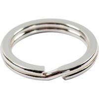 Vivi Gade Splitring, d 15 mm, verzilverd, 15 stuk/ 1 doos - thumbnail
