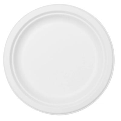 Duni Suikerrietvezel Borden 22 cm 10 Stuks Wit