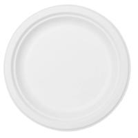 Duni Suikerrietvezel Borden 22 cm 10 Stuks Wit - thumbnail